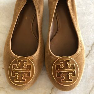 Tory Burch ballet flats 6 camel